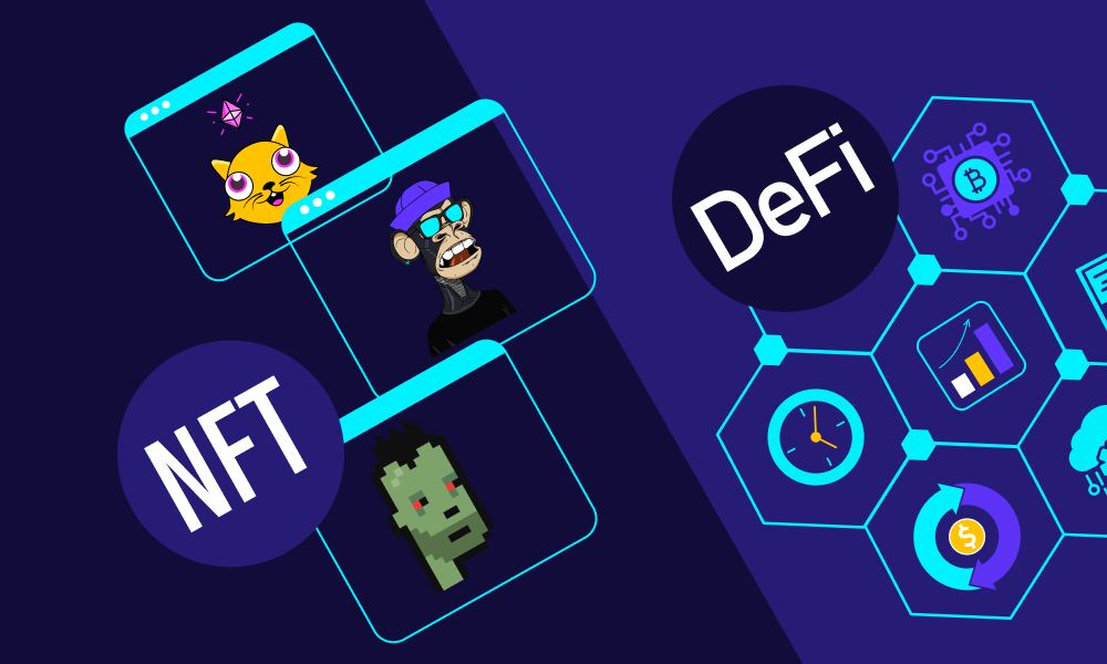 NFT collaboration with DeFi listing